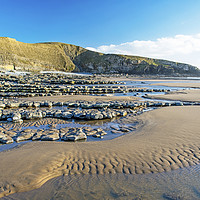 Buy canvas prints of Dunraven Bay Glamorgan Heritage Coast south Wales by Nick Jenkins
