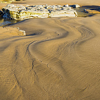 Buy canvas prints of Patterns in the Sand Dunraven Bay south Wales by Nick Jenkins