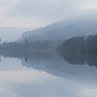Buy canvas prints of Talybont Reservoir in the evening Brecon Beacons  by Nick Jenkins