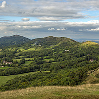 Buy canvas prints of The Malvern Hills Early Autumn Worcestershire by Nick Jenkins