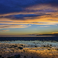Buy canvas prints of Evening Light Llantwit Major Beach Glamorgan Coast by Nick Jenkins