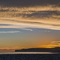 Buy canvas prints of Sunset over the Glamorgan Coast from Colhugh Beach by Nick Jenkins