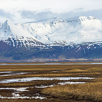 Buy canvas prints of Mountains near Hofn Iceland by Nick Jenkins