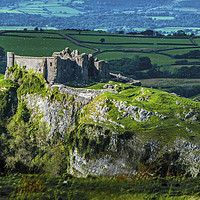Buy canvas prints of Carreg Cennen Castle Brecon Beacons by Nick Jenkins
