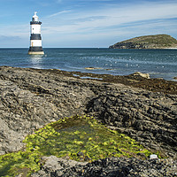 Buy canvas prints of Penmon Lighthouse off the Coast of Anglesey by Nick Jenkins