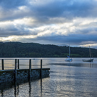 Buy canvas prints of Evening on Lake Windermere by Nick Jenkins