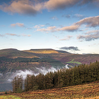 Buy canvas prints of Waun Rydd Mountain Brecon Beacons Winter Day  by Nick Jenkins