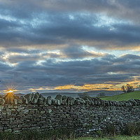 Buy canvas prints of Sunrise over the Wall by Nick Jenkins