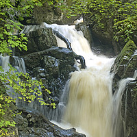 Buy canvas prints of The Sychryd Falls Vale of Neath Brecon Beacons  by Nick Jenkins
