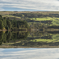 Buy canvas prints of Reflections in Ponsticill Reservoir by Nick Jenkins