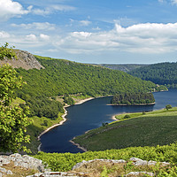 Buy canvas prints of Penygarreg Reservoir Elan Valley Powys Wales by Nick Jenkins