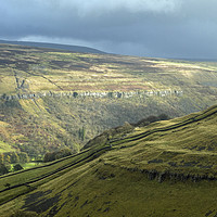 Buy canvas prints of Yew Cogar Scar Yorkshire Dales National Park by Nick Jenkins