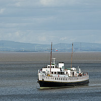 Buy canvas prints of The MV Balmoral Coming into Penarth Pier South Wal by Nick Jenkins