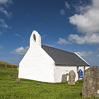 Buy canvas prints of Mwnt Church in Ceredigion by Nick Jenkins