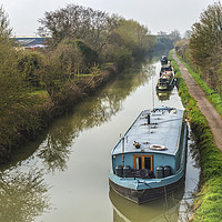 Buy canvas prints of Kennet and Avon Canal at Hilperton by Nick Jenkins