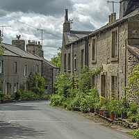 Buy canvas prints of The peaceful Clapham Village Yorkshire Dales  by Nick Jenkins