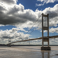Buy canvas prints of The Old Severn Bridge Chepstow to Aust  by Nick Jenkins