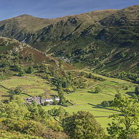 Buy canvas prints of The UpperTroutbeck Valley Lake District Cumbria  by Nick Jenkins