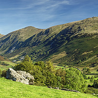 Buy canvas prints of Upper Troutbeck Valley Lake District Cumbria by Nick Jenkins