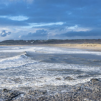 Buy canvas prints of The Ogmore River Estuary Glamorgan Heritage Coast  by Nick Jenkins