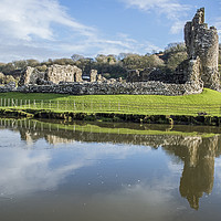 Buy canvas prints of Ogmore Castle Ogmore by Sea South Wales by Nick Jenkins