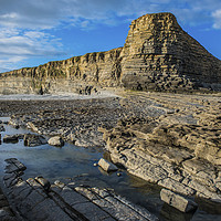 Buy canvas prints of Sphinx Rock and Nash Point Beach south Wales by Nick Jenkins