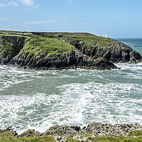 Buy canvas prints of The Pembrokeshire Coast at Porthgain West Wales by Nick Jenkins