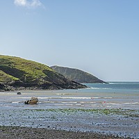 Buy canvas prints of Beach Abercastell Pembrokeshire Coast Wales by Nick Jenkins