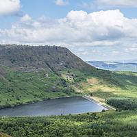 Buy canvas prints of Llyn Fawr Lake from the Rhigos south Wales by Nick Jenkins