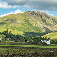 Buy canvas prints of Grey Crag Above Hartsop Lake District Cumbria by Nick Jenkins