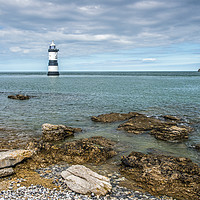 Buy canvas prints of Penmon or Trwyn Du Lighthouse off Anglesey near Pe by Nick Jenkins