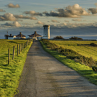 Buy canvas prints of Nash Point Old Lighthouse Glamorgan Heritage Coast by Nick Jenkins