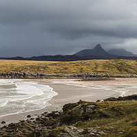 Buy canvas prints of Achnahaird Beach on the Coigach Peninsula Scotland by Nick Jenkins