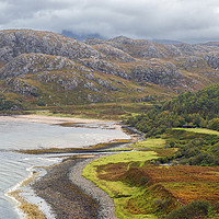 Buy canvas prints of Gruinard Bay North West Scotland Highlands  by Nick Jenkins