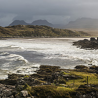 Buy canvas prints of Achnahaird Bay on the Coigach Peninsula Scotland by Nick Jenkins