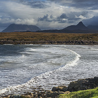 Buy canvas prints of Achnahaird Bay with Stac Pollaidh behind, Scotland by Nick Jenkins