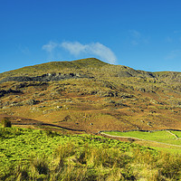 Buy canvas prints of Coniston Old Man from Walna Scar Road Lakeland by Nick Jenkins