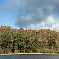 Buy canvas prints of Yew Tree Tarn Coniston Lake District by Nick Jenkins