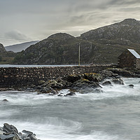 Buy canvas prints of Diabaig Harbour off Loch Torridon Scotland by Nick Jenkins