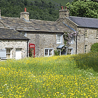 Buy canvas prints of Arncliffe Village in Littondale Yorkshire Dales by Nick Jenkins