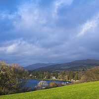 Buy canvas prints of Lake Windermere from Queen Adelaide's Hill Cumbria by Nick Jenkins