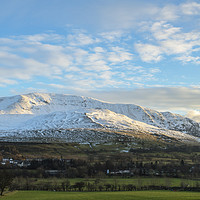 Buy canvas prints of Clough Head in the Lake District Cumbria in Winter by Nick Jenkins