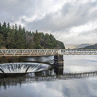 Buy canvas prints of Pontsticill Reservoir and Outflow Brecon Beacons by Nick Jenkins