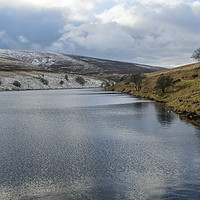 Buy canvas prints of The Grwyne Fawr Reservoir in the Brecon Beacons  by Nick Jenkins