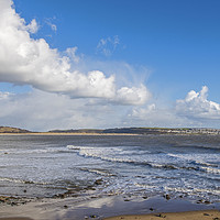 Buy canvas prints of Newton Beach Porthcawl South Wales by Nick Jenkins
