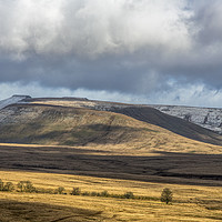 Buy canvas prints of The Central Brecon Beacons Landscape Powys  by Nick Jenkins