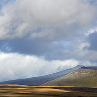 Buy canvas prints of The Central Brecon Beacons on a Winter Day  by Nick Jenkins