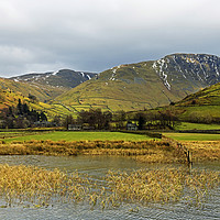 Buy canvas prints of Brothers Water and High Street Lake District Cumbr by Nick Jenkins