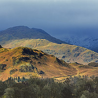 Buy canvas prints of Looking to the Fairfield Horseshoe Lake District by Nick Jenkins
