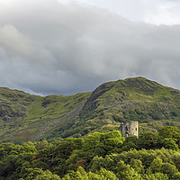 Buy canvas prints of Dolbadarn Castle Llanberis Snowdonia by Nick Jenkins